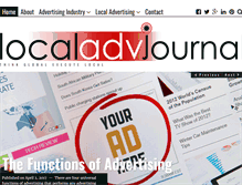 Tablet Screenshot of localadvertisingjournal.com